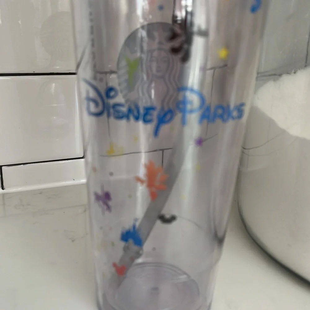 Starbucks Disney Parks Iced Coffee Tumbler, used
